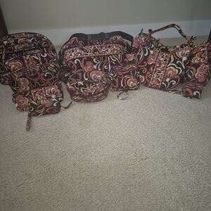 Vera Bradley Retired Puccini Floral Multi-Color Women's Bag Collection